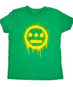 Kids DelHIERO - Splatter Kid's Tee, Kelly Green