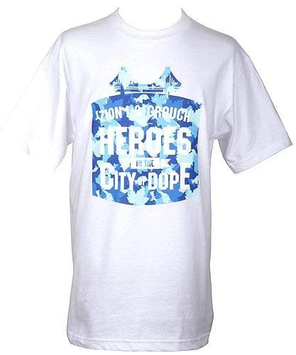 Music Zion I & The Grouch - City Of Dope Shirt, White 1 Music Zion I & The Grouch - City Of Dope Shirt, White