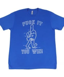 Innovative Leisure Music Hanni El Khatib - Fuck It Men's T-Shirt, Blue