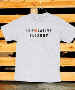 Music Innovative Leisure - IL Type Logo Men's T-Shirt, Gray