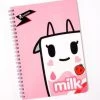 Tokidoki - Strawberry Milk Spiral Notebook Womens