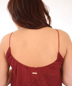 Insight - Call On Me Keyhole Women's Dress, Ron Burgundy Womens