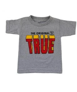 TRUE - Iron Kids Tee, Heather Grey