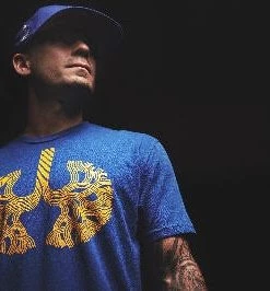 Lateef - Lungs Shirt, Royal Heather Music