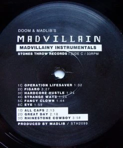 Stones Throw Madvillain - Madvillainy Instrumentals, 2xLP Vinyl
