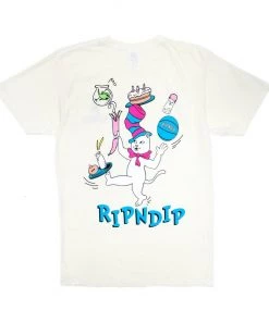 Mens RIPNDIP - Nerm In A Hat Men's Tee, Natural