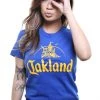 Adapt Clothing Womens Adapt - Oakland Women's Tee, Royal