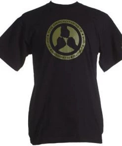 Definitive Jux Perceptionists - Fists Shirt, Black/Army Mens