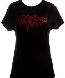 Quannum Poets Of Rhythm - Women's Logo Shirt, Black Womens