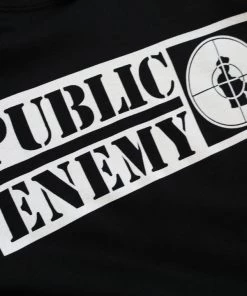 Bravado Public Enemy Men's Hoodie, Black Mens