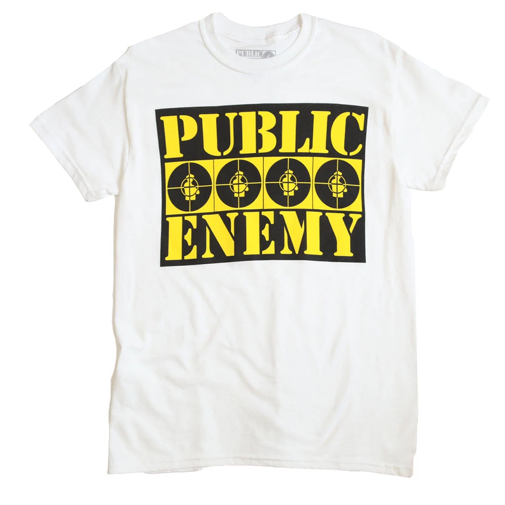 Bravado Public Enemy Men's Shirt, White 1 Bravado Public Enemy Men's Shirt, White