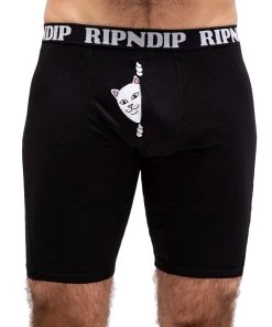 Mens RIPNDIP - Peeking Nermal Boxers, Black