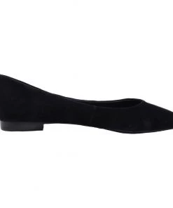Jeffrey Campbell - Ruston Suede Pointed Flats, Black