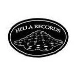 Mens Hella Records - Logo Shirt, White/Black