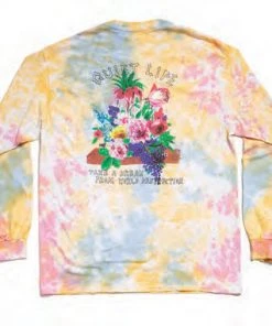 The Quiet Life - Take A Break Men's L/S Tee, Tie Dye Mens