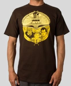 Mens Upper Playground - Jeremy Fish The Beats Men's Shirt, Brown