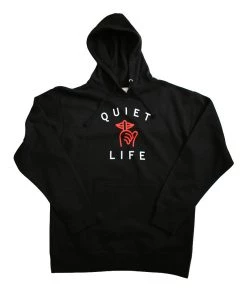 The Quiet Life - Classic Shhh Pullover Men's Hood, Black Mens