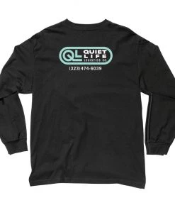 The Quiet Life - QL Logistics Men's L/S Tee, Black