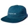 Mens The Quiet Life - Serif Cord Polo Hat, Ocean