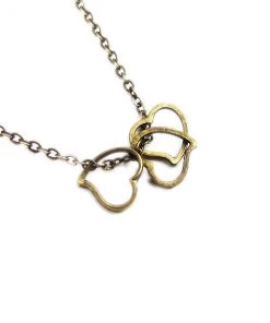 Womens Ornamental Things - Triple Heart Necklace