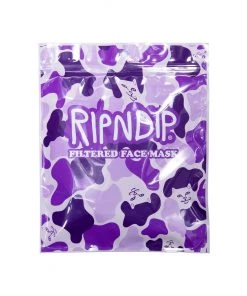 RIPNDIP - Ventilator Face Mask, Purple Camo Mens