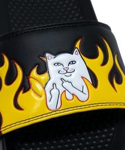 RIPNDIP - Welcome To Heck Slides, Black Flame