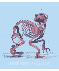 Music Aesop Rock - Skelethon Women's Shirt, Light Blue